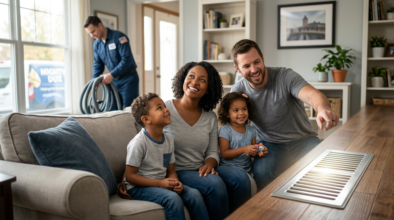 Duct Cleaning Results: A Wentzville Family's Story